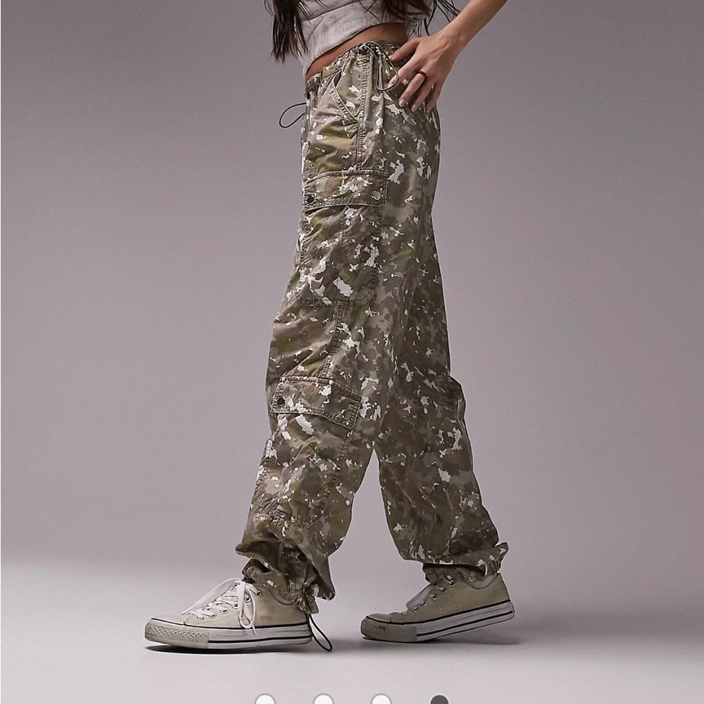*SOLD* Topshop parachute cargo pants 6